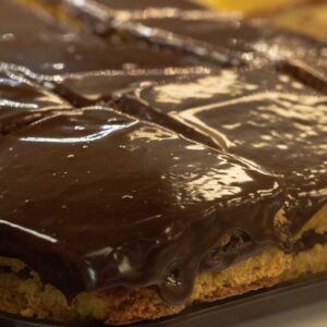 Bolo de cenoura c/ chocolate