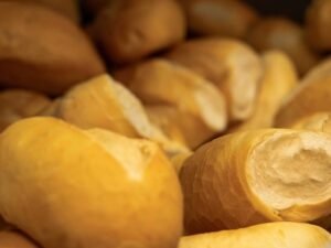 100 mini pães francês