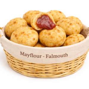 Pão de queijo c/ goiabada | Pão de queijo c/ goiabada